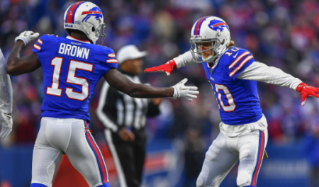 Bison Bills star CB White, WR Brown out versus Tennessee Titans 